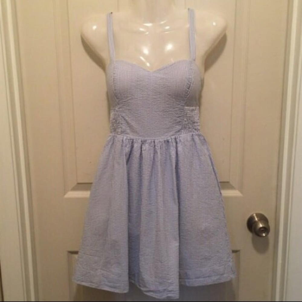 Lilly Pulitzer Christine Dress Size 0 Searsucker - Picture 5 of 14